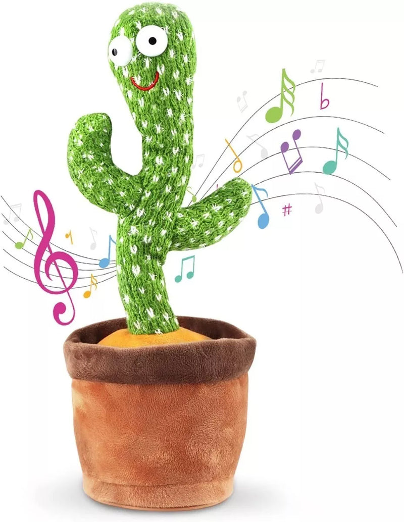 Cactus Bailarín Juguete Interactivo Repetidor Voz Y Musica